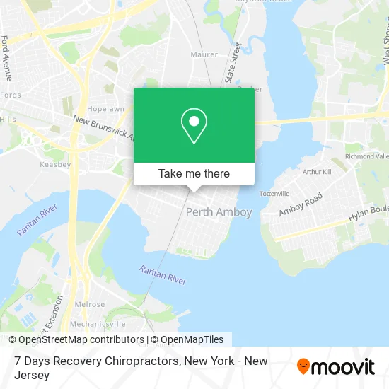 Mapa de 7 Days Recovery Chiropractors