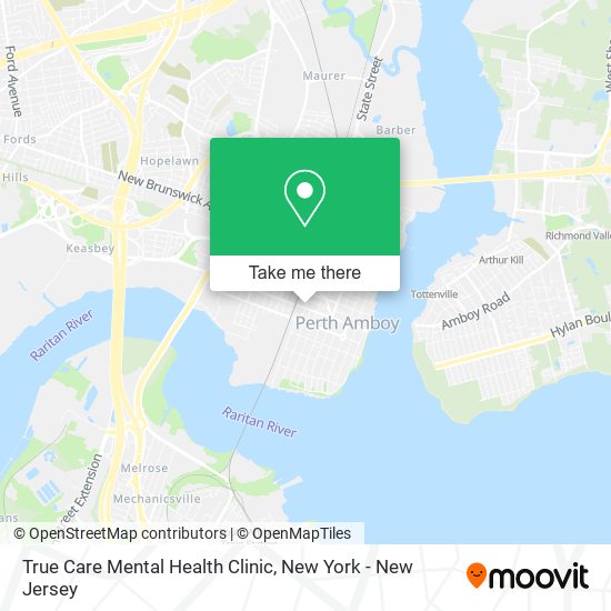 Mapa de True Care Mental Health Clinic