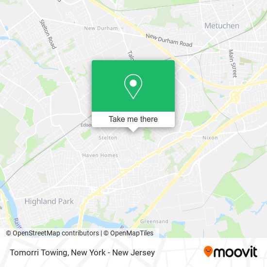 Tomorri Towing map