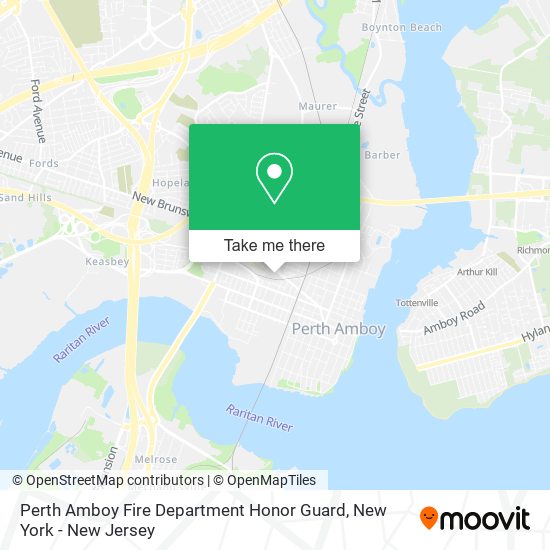 Mapa de Perth Amboy Fire Department Honor Guard