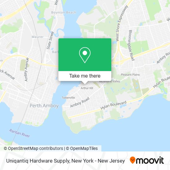 Mapa de Uniqantiq Hardware Supply