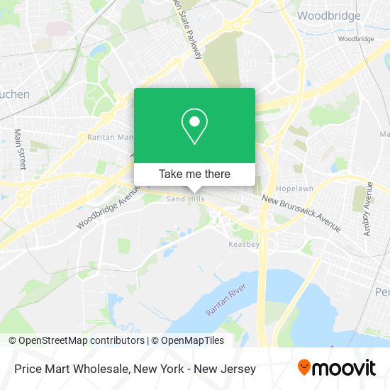 Price Mart Wholesale map