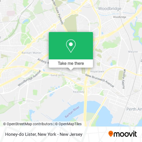 Mapa de Honey-do Lister