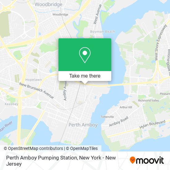 Perth Amboy Pumping Station map