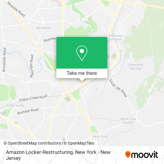 Mapa de Amazon Locker-Restructuring