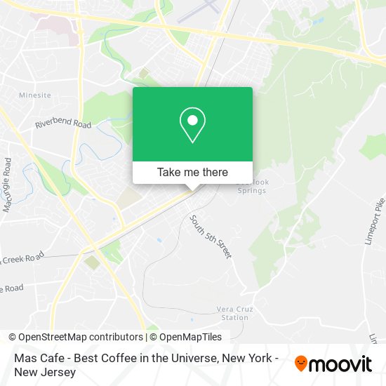 Mapa de Mas Cafe - Best Coffee in the Universe