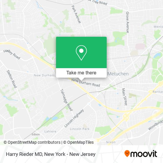 Harry Rieder MD map