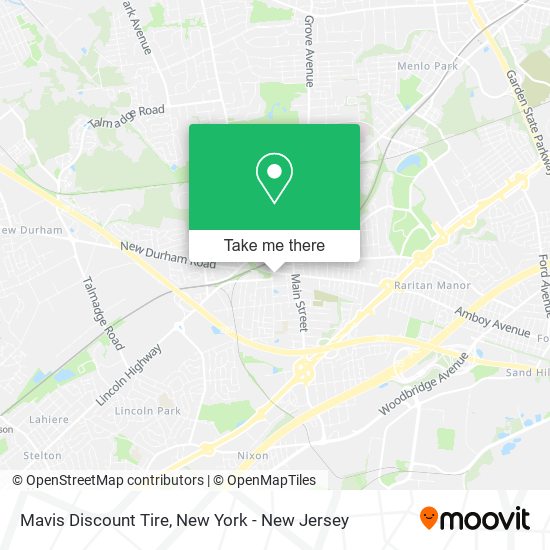 Mavis Discount Tire map