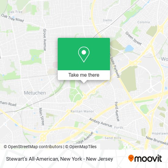 Mapa de Stewart's All-American