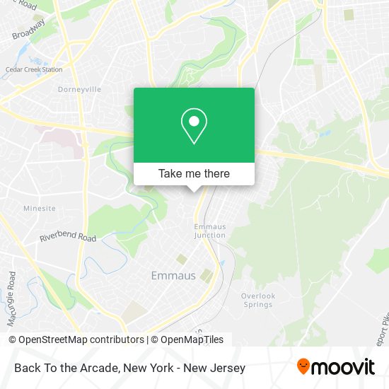 Mapa de Back To the Arcade