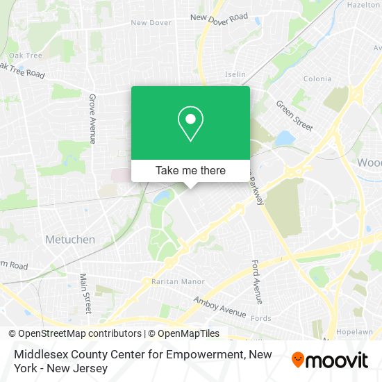 Mapa de Middlesex County Center for Empowerment