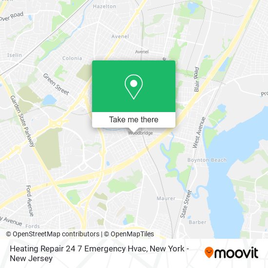 Mapa de Heating Repair 24 7 Emergency Hvac