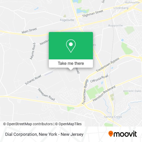 Dial Corporation map