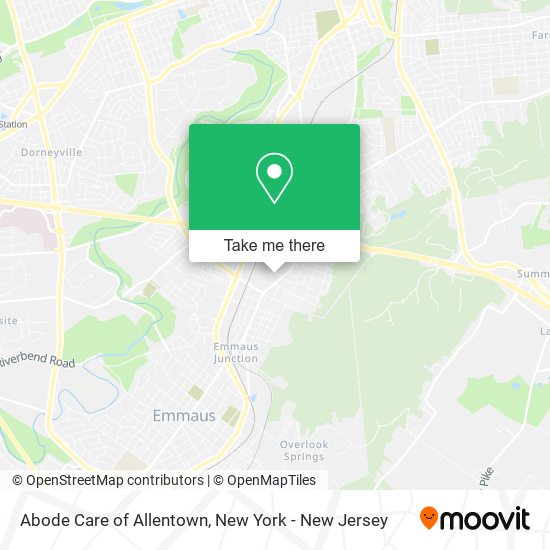 Mapa de Abode Care of Allentown