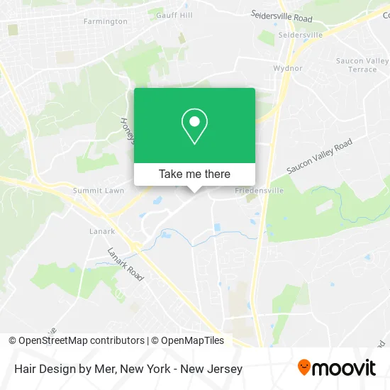 Hair Design by Mer map