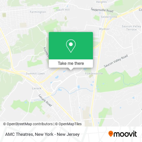 Mapa de AMC Theatres