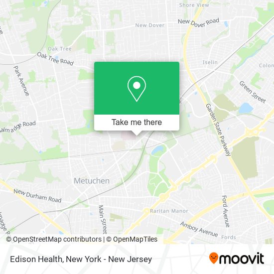 Edison Health map