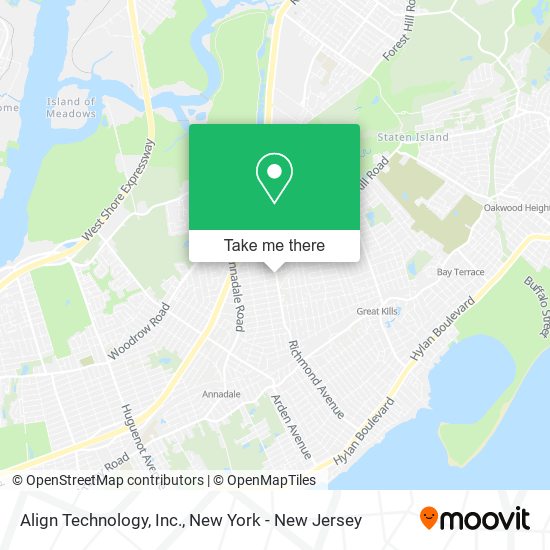 Align Technology, Inc. map