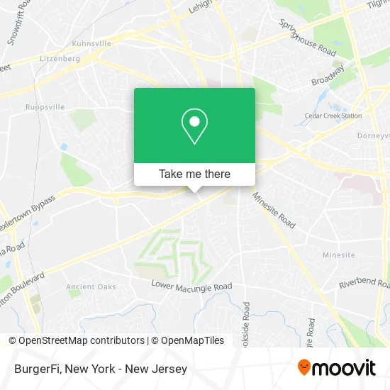 BurgerFi map