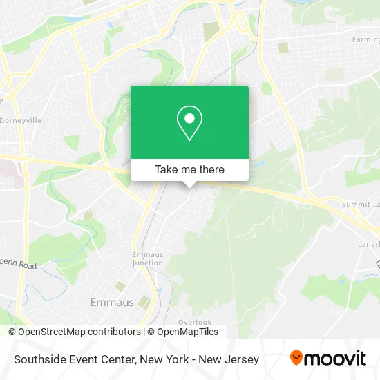 Southside Event Center map