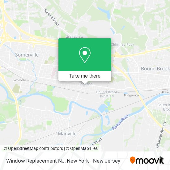 Mapa de Window Replacement NJ
