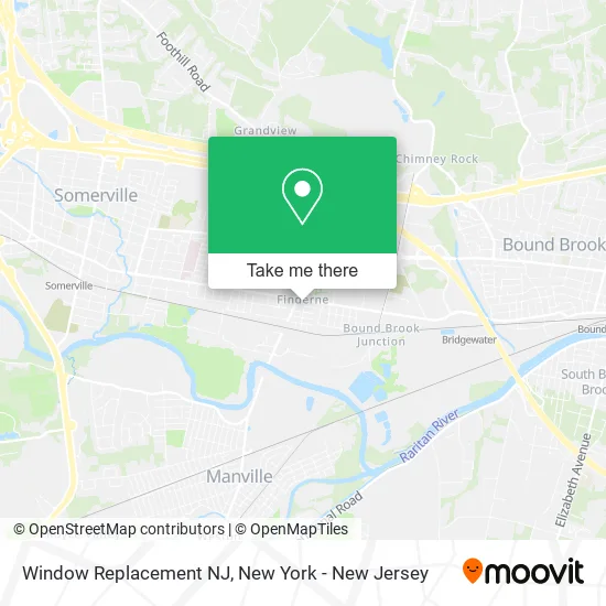 Window Replacement NJ map