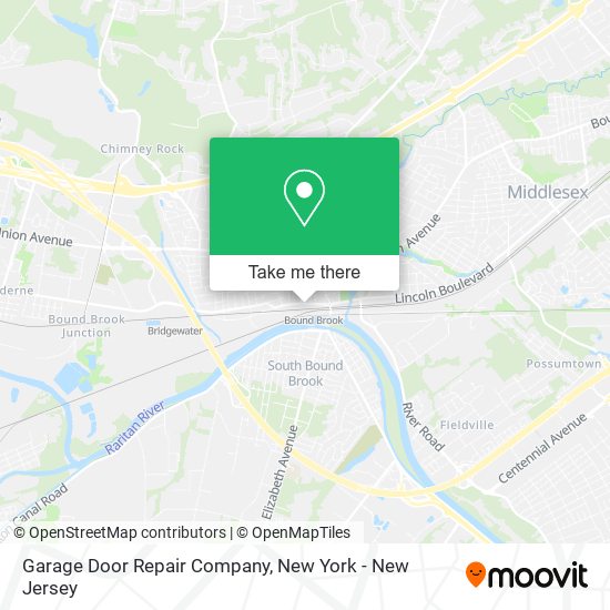 Garage Door Repair Company map