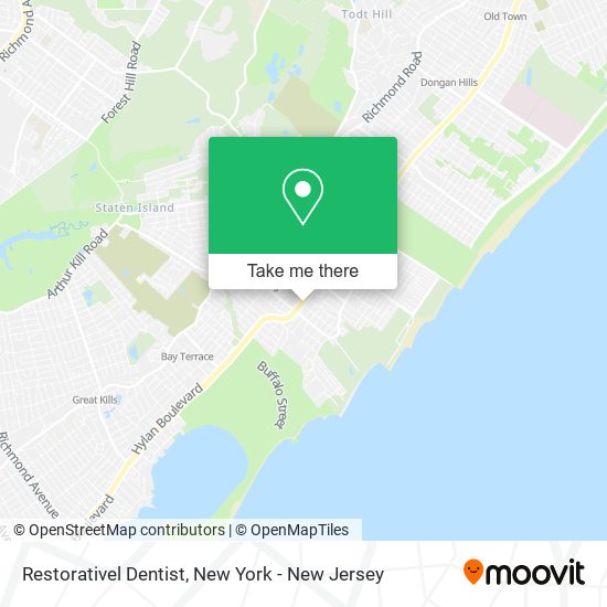 Restorativel Dentist map