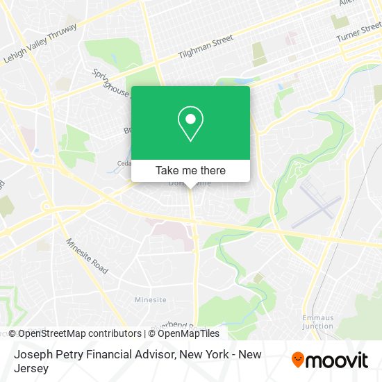 Mapa de Joseph Petry Financial Advisor