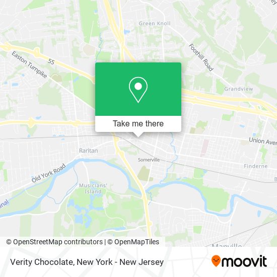 Verity Chocolate map