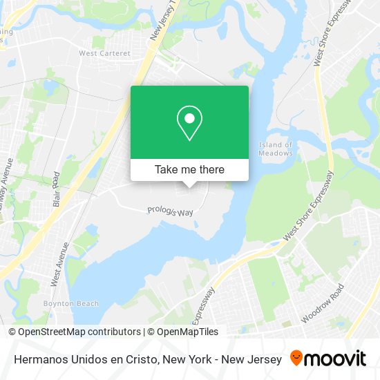 Hermanos Unidos en Cristo map