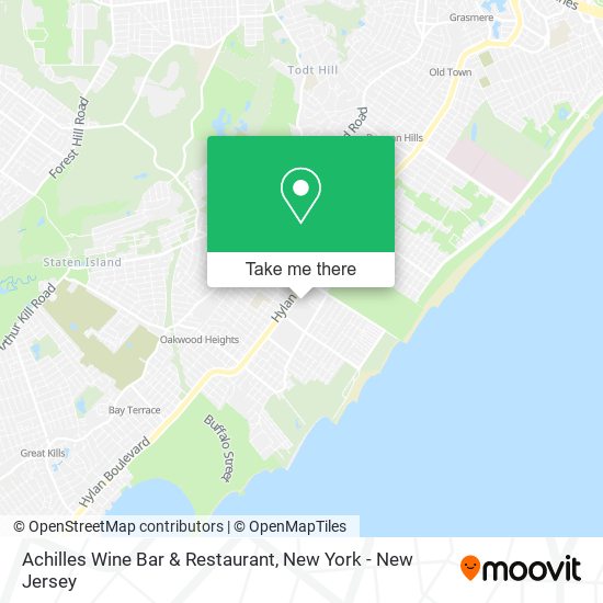 Achilles Wine Bar & Restaurant map