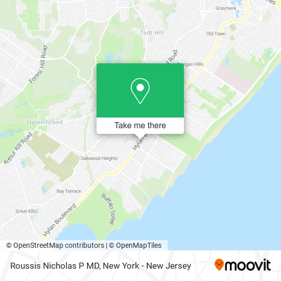 Roussis Nicholas P MD map