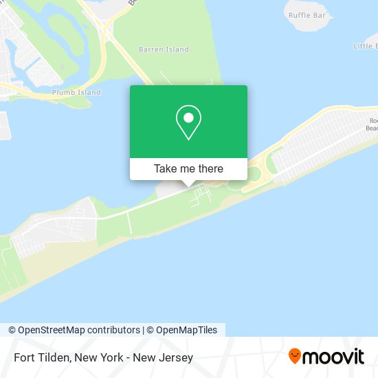 Fort Tilden map