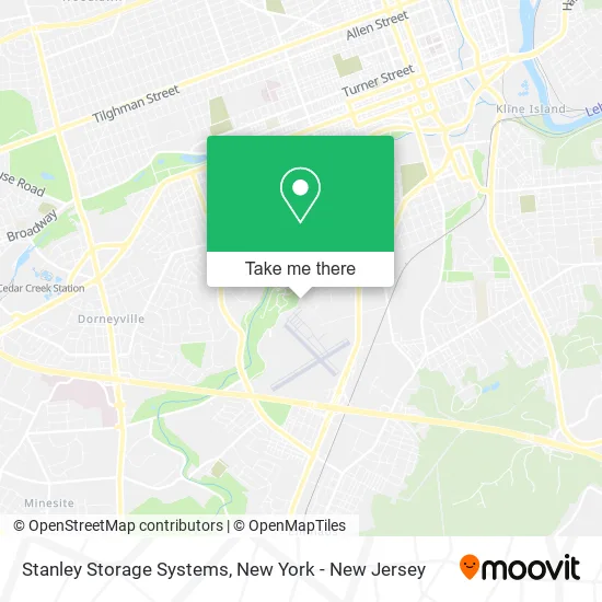 Stanley Storage Systems map