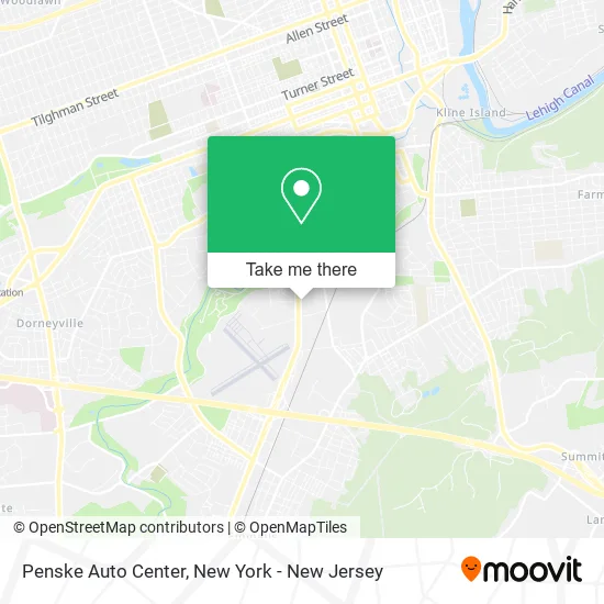 Penske Auto Center map