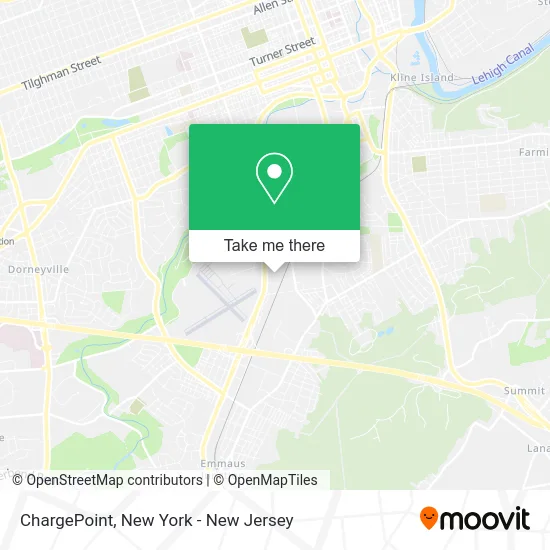 ChargePoint map