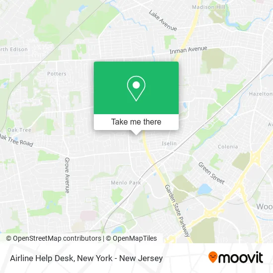 Airline Help Desk map
