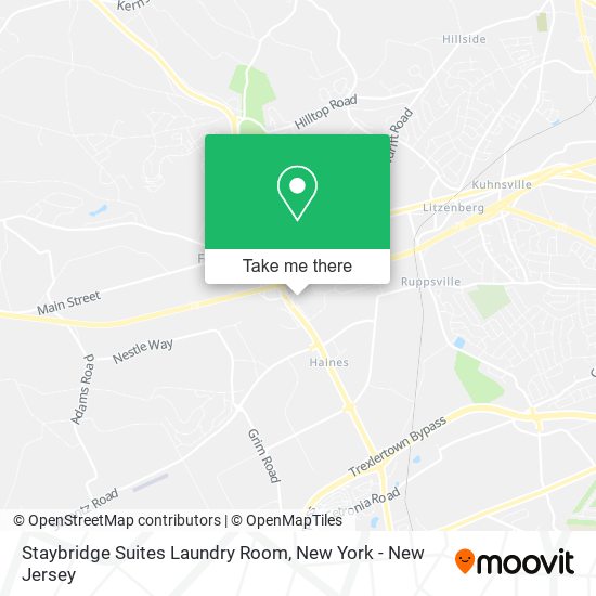 Staybridge Suites Laundry Room map