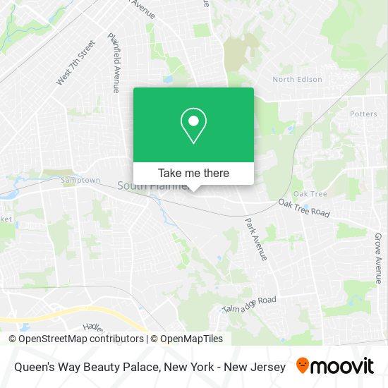 Queen's Way Beauty Palace map