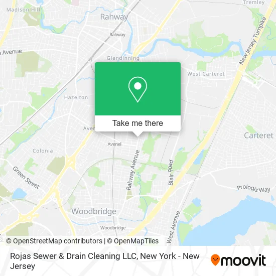 Rojas Sewer & Drain Cleaning LLC map