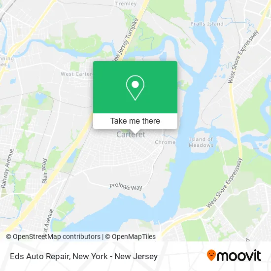 Eds Auto Repair map