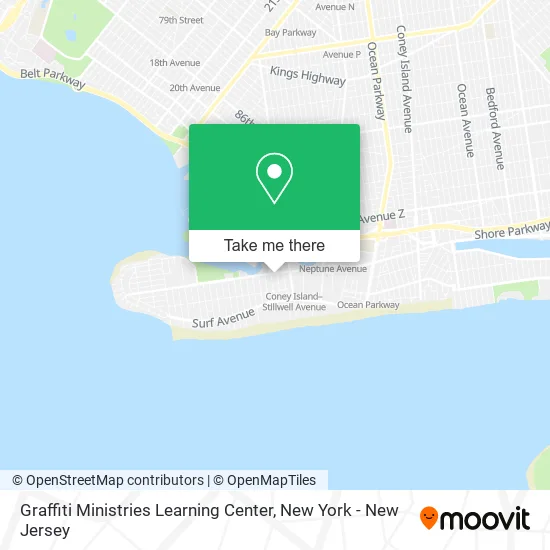 Graffiti Ministries Learning Center map