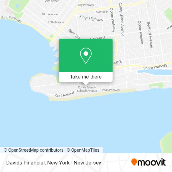 Davids Financial map