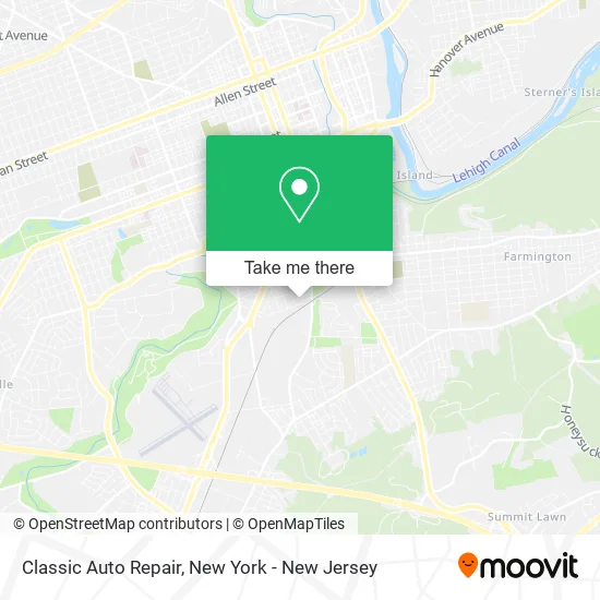 Classic Auto Repair map