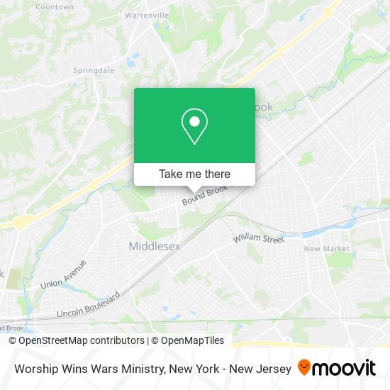 Worship Wins Wars Ministry map