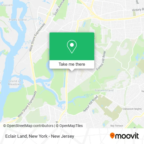 Eclair Land map