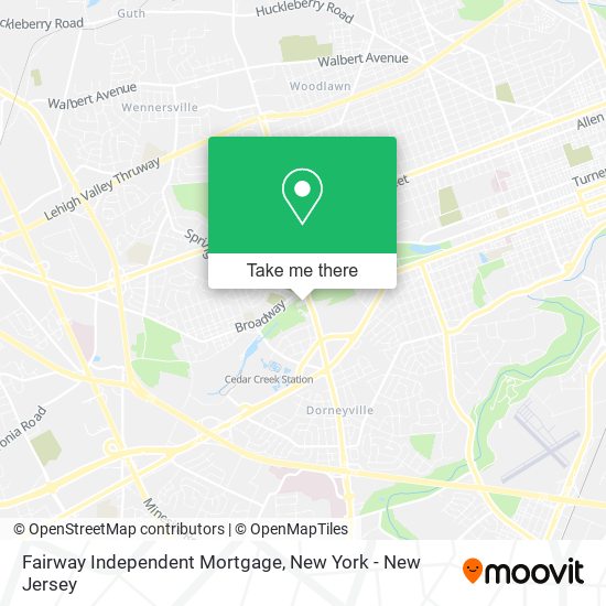 Mapa de Fairway Independent Mortgage