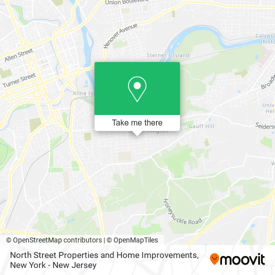 North Street Properties and Home Improvements map