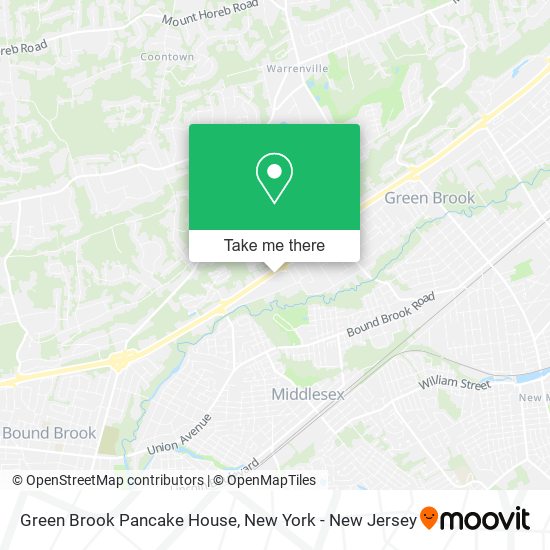 Mapa de Green Brook Pancake House